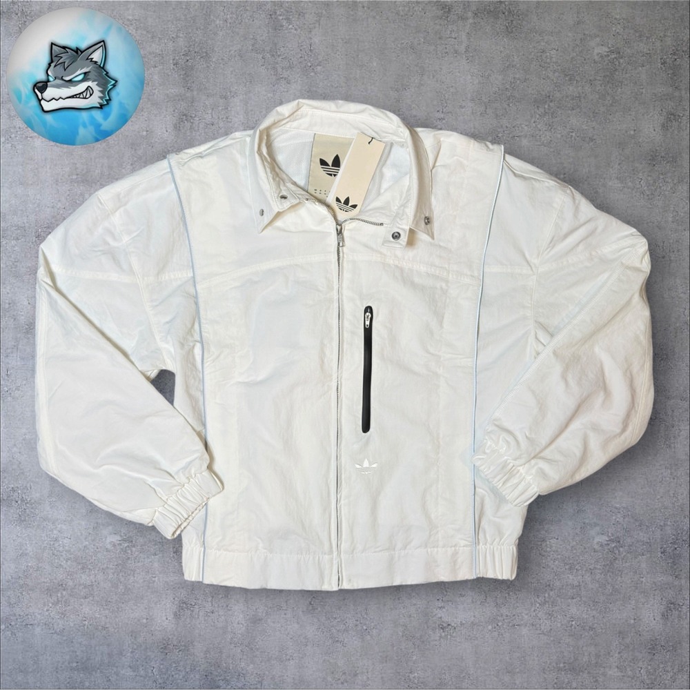 NWT adidas Originals OG LA Venice Wind Jacket Off White Unisex Size XS KC2149